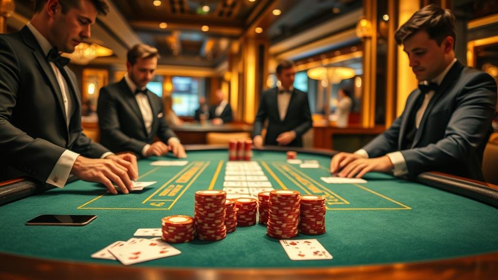 ตัวอย่างเค้าไพ่บาคาร่า: ถนนใหญ่, ถนนเล็ก, และมังกร