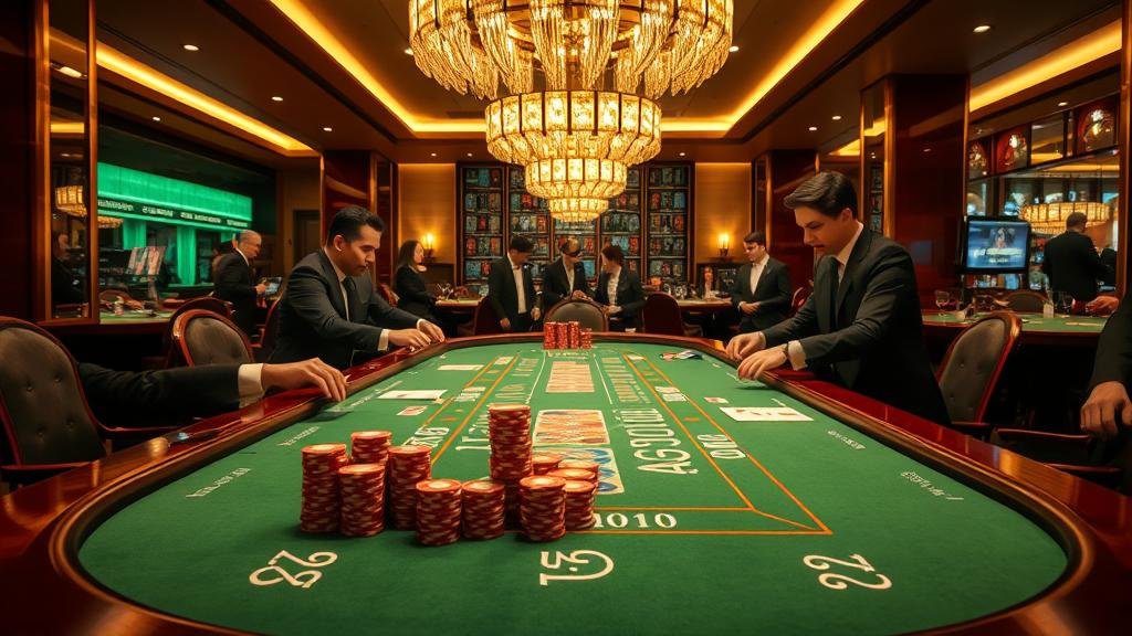 ตัวอย่างเค้าไพ่บาคาร่า มังกร และ ปิงปอง