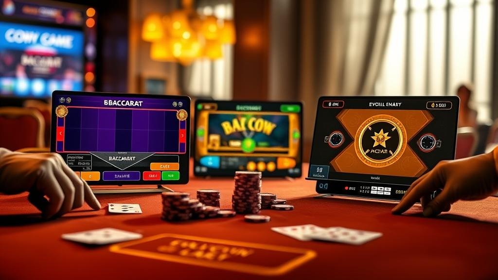 ตัวอย่างเค้าไพ่บาคาร่า สองตัด และ สองติด