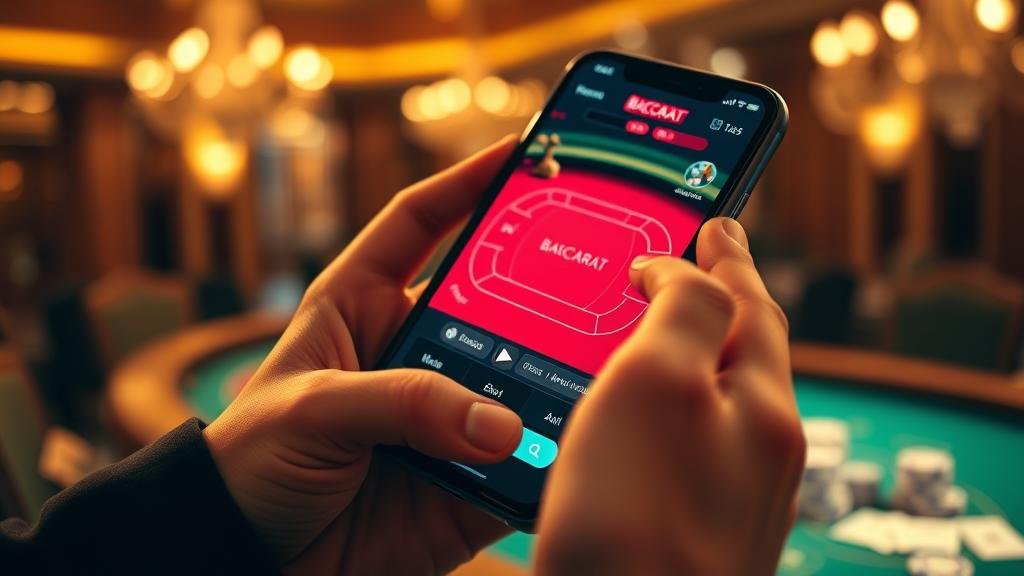 การเล่นบาคาร่าบนแท็บเล็ต