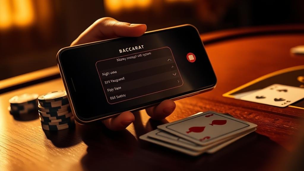 การอ่านเค้าไพ่บาคาร่าบนเดสก์ท็อปและแท็บเล็ต