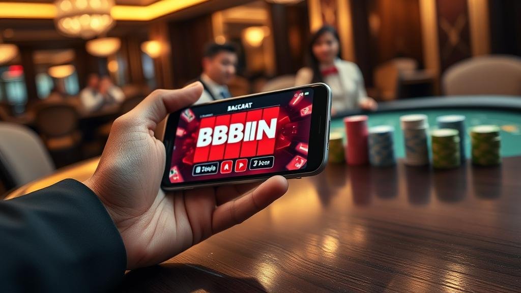 การวางเดิมพันบาคาร่า BBIN บนมือถือ