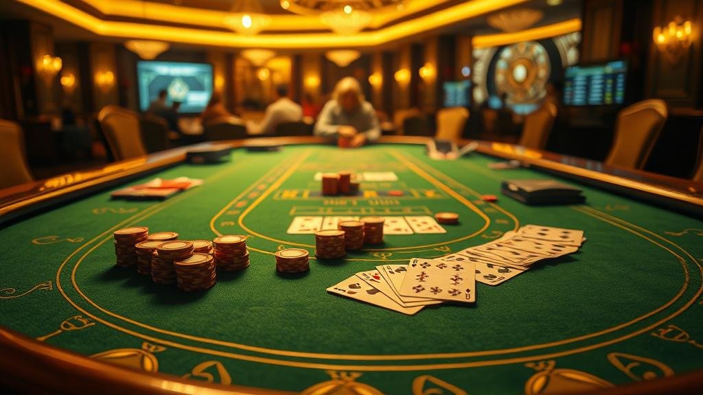 หน้าจอการเล่นบาคาร่าสด