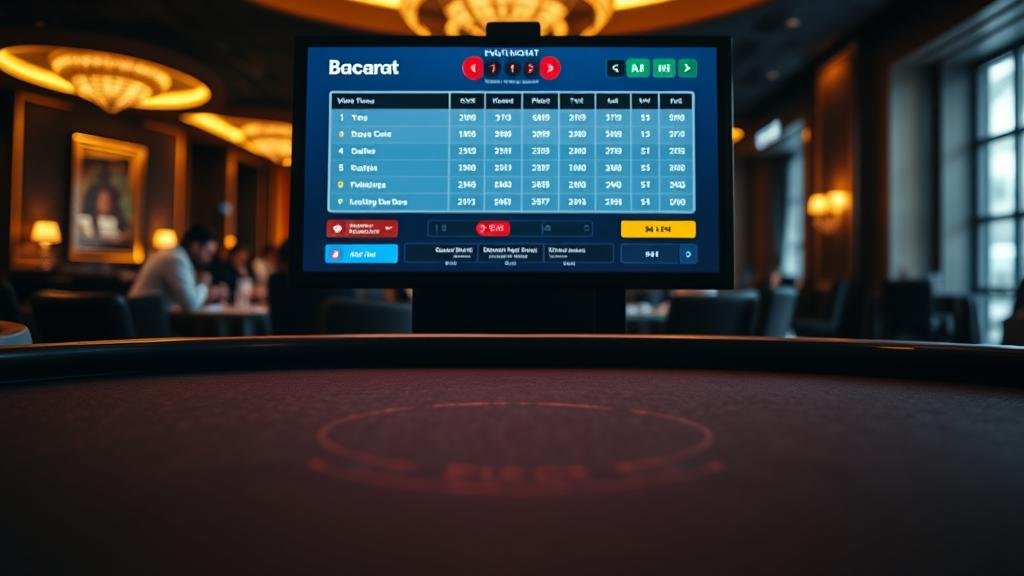 กราฟแสดงการจัดการงบประมาณการเดิมพันบาคาร่า