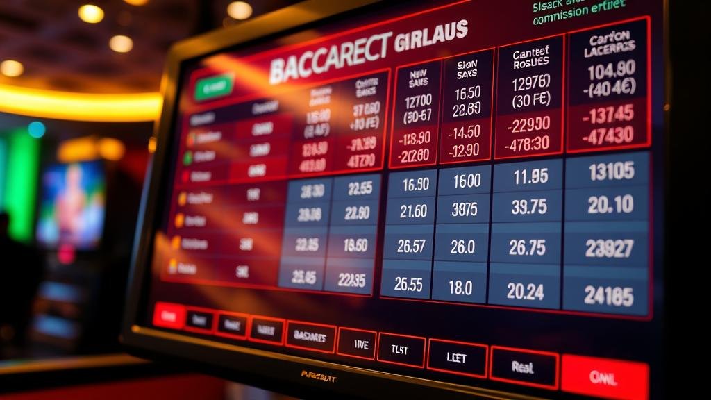 อินโฟกราฟิกแสดงรูปแบบเค้าไพ่บาคาร่าต่างๆ