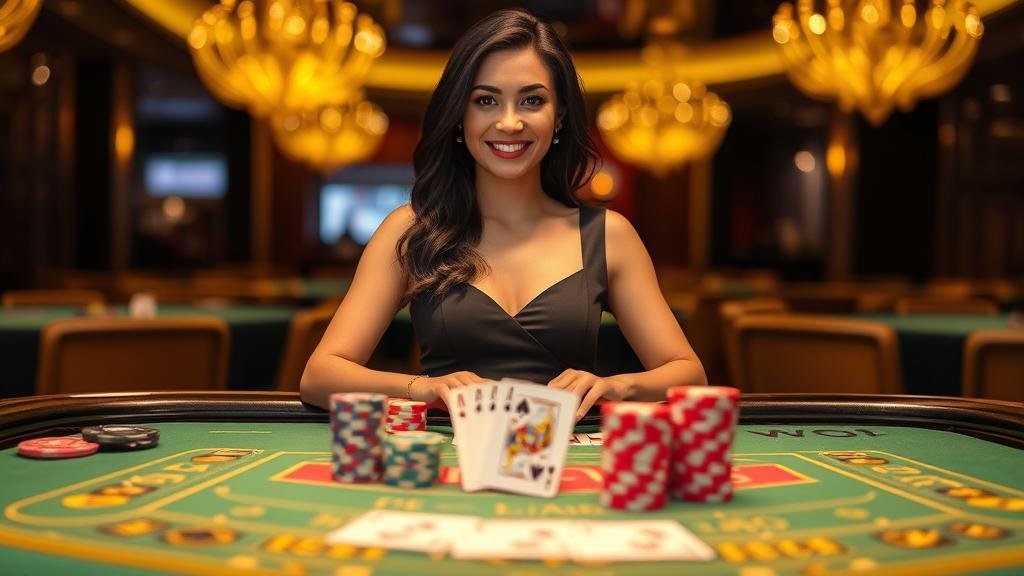 หน้าจอเกมบาคาร่าสดจาก Playtech