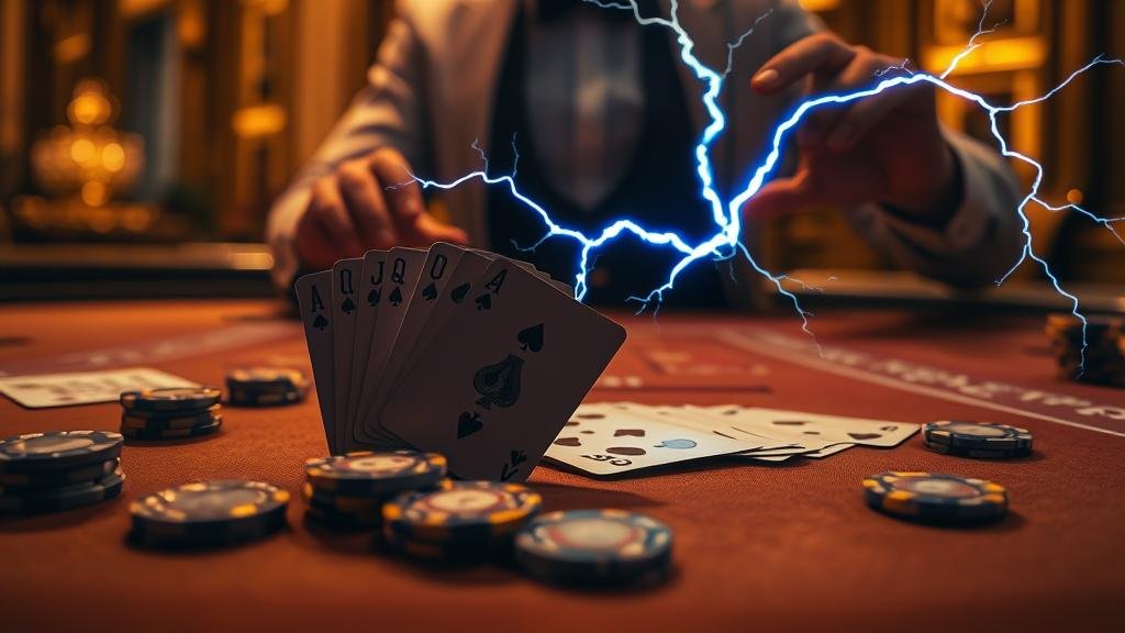 เค้าไพ่บาคาร่าแสดงผลการชนะติดต่อกันสองครั้ง