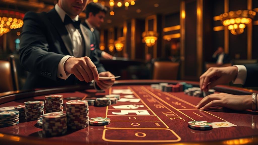 หน้าจอเกมบาคาร่าสดจาก WM Casino