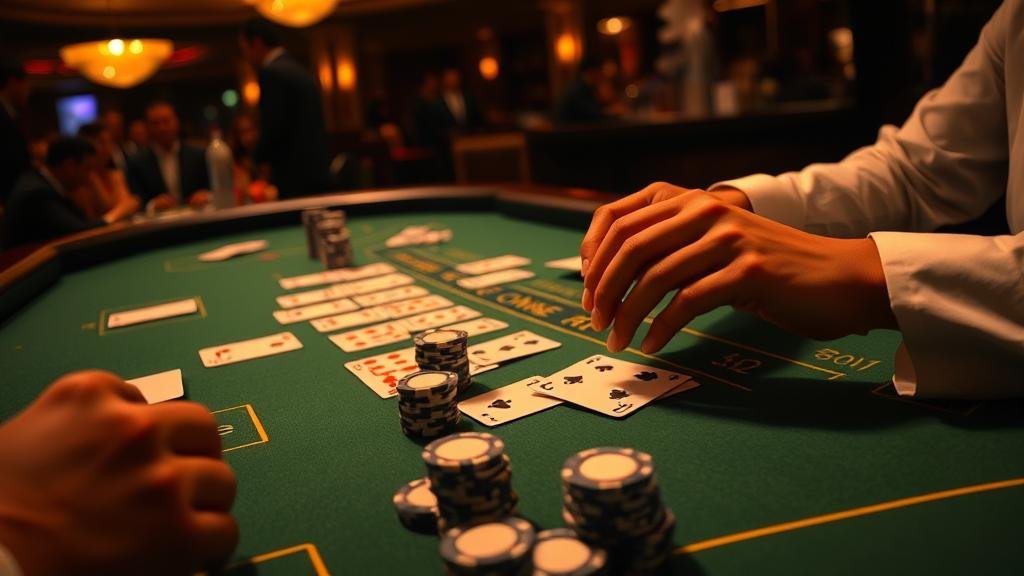 หน้าจอเกมบาคาร่าจากค่าย BBIN