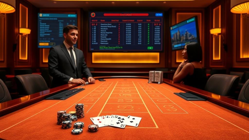 ตารางแสดงเทคนิคการเดินเงินบาคาร่า