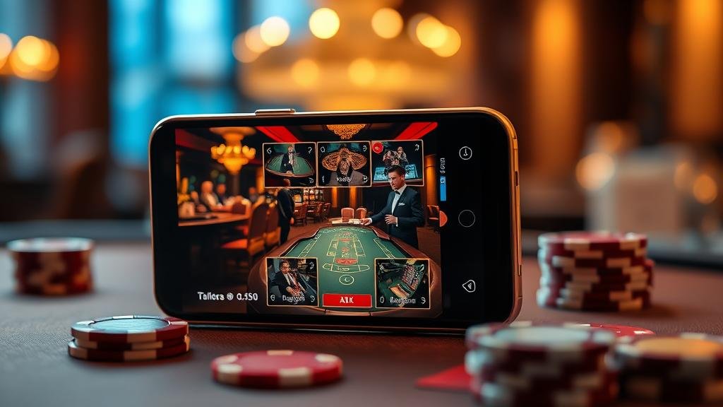 การวิเคราะห์บาคาร่าสดบนแท็บเล็ต