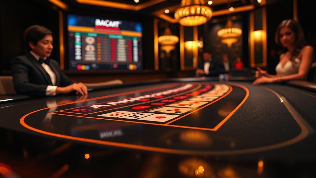 ตารางแสดงเค้าไพ่บาคาร่าแบบต่างๆ