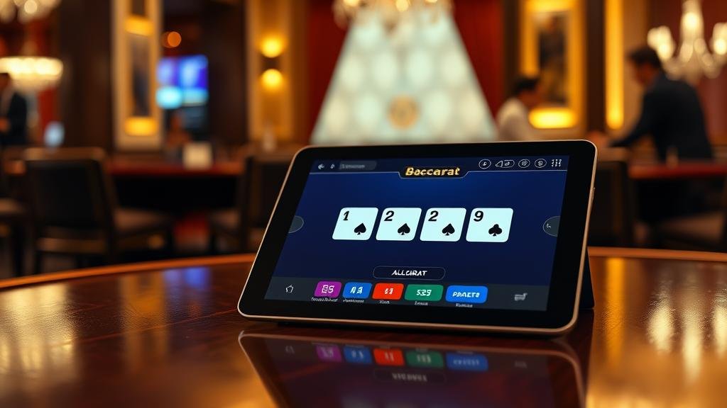 เปรียบเทียบหน้าจอเกมบาคาร่าจากผู้ให้บริการหลายราย