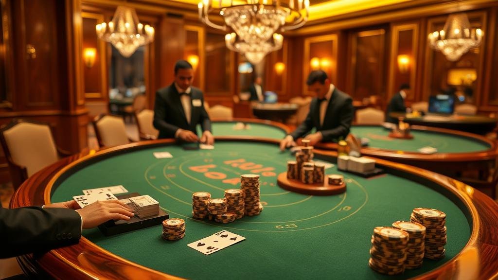 เปรียบเทียบหน้าตาห้องบาคาร่าจากค่ายต่างๆ