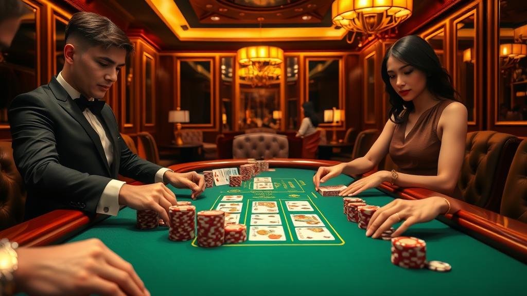 ตารางแสดงเค้าไพ่บาคาร่าแบบต่างๆ