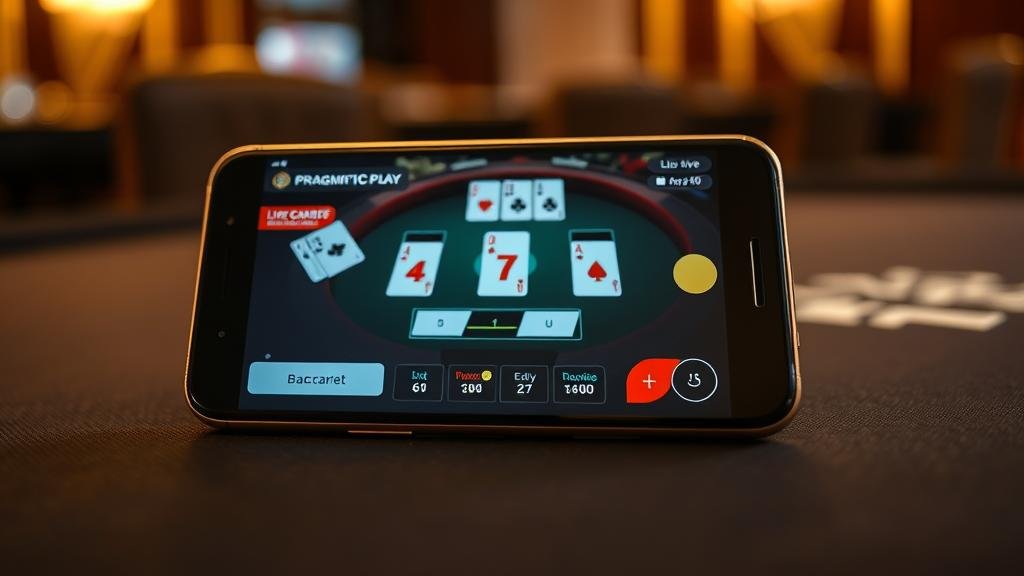 การเล่นบาคาร่า AE Casino บนแท็บเล็ต