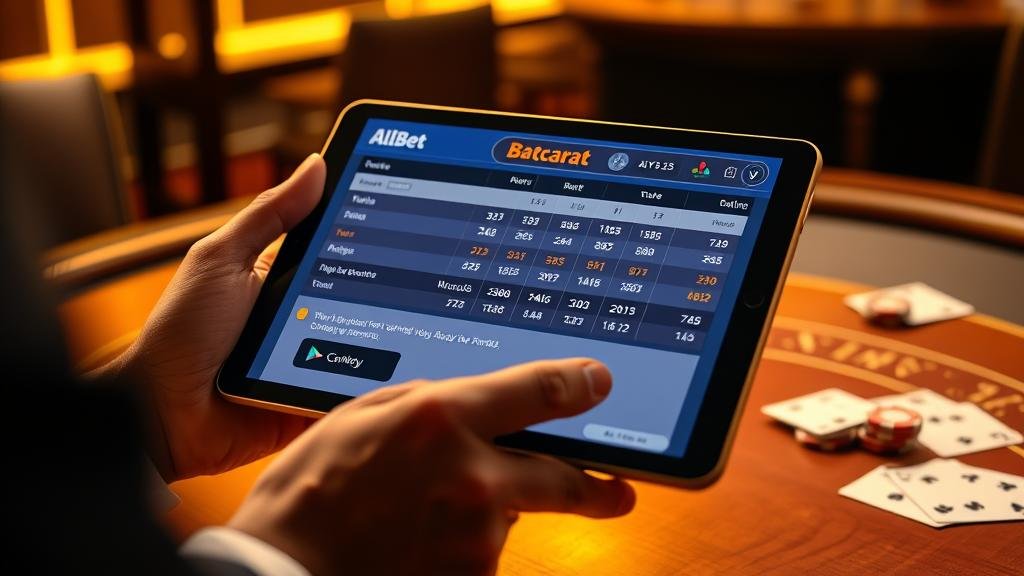 สถิติบาคาร่า AllBet บนมือถือ