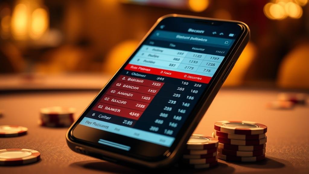 การวิเคราะห์สถิติบาคาร่าขั้นสูงบนมือถือ
