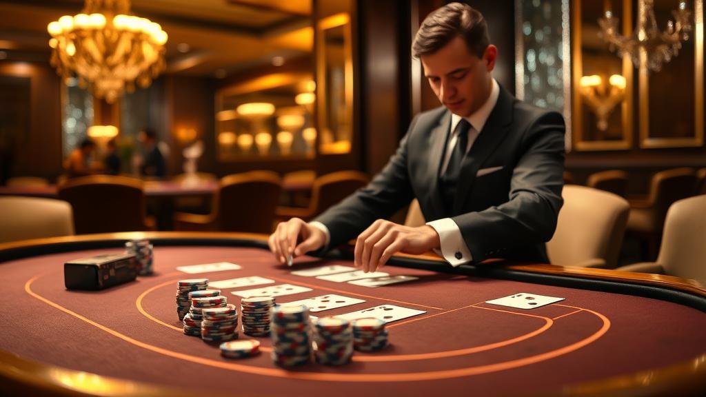 การเล่นบาคาร่าบนโต๊ะคลาสสิก