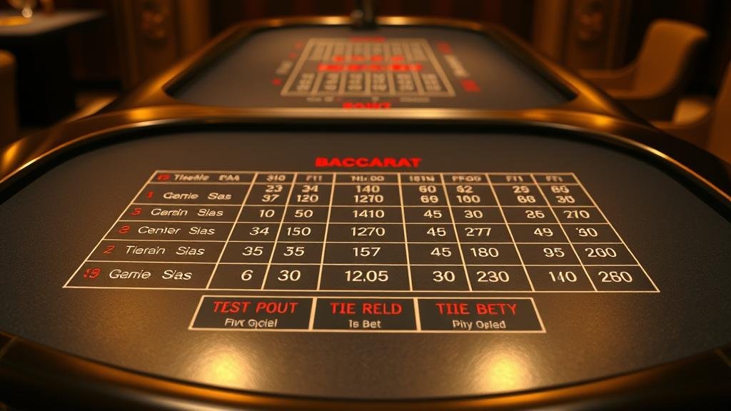 ตารางเปรียบเทียบกลยุทธ์การเดินเงินบาคาร่า