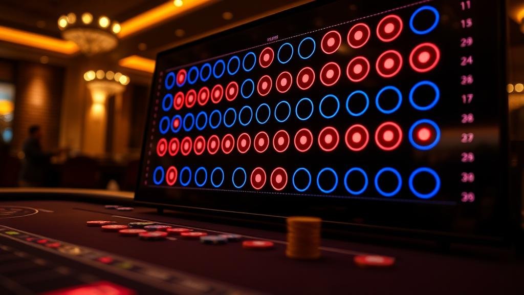 นักพนันมืออาชีพกำลังวิเคราะห์เกมบาคาร่า