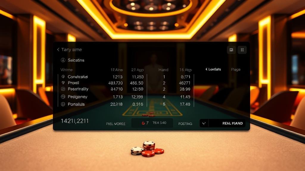 การแสดงสถิติเค้าไพ่ลูกปัดและถนนใหญ่ในบาคาร่า SA Gaming