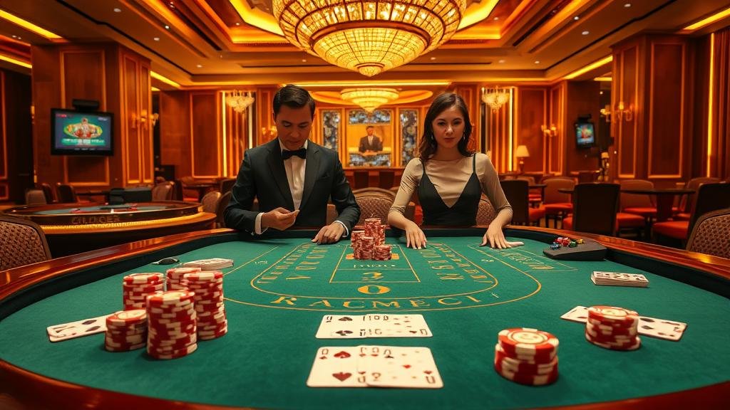 ขั้นตอนเปิดไพ่บาคาร่าสด