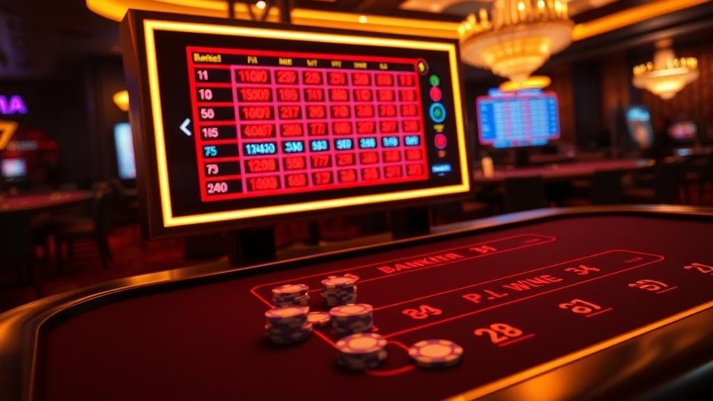 ตัวอย่างการออกไพ่บาคาร่าแบบปิงปอง