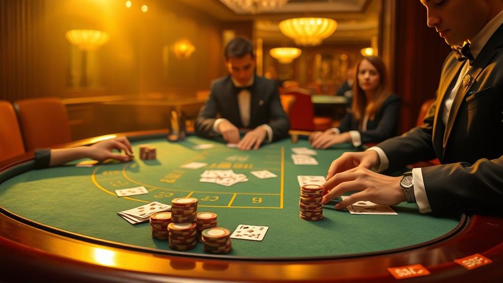 ตัวอย่างเค้าไพ่ปิงปองและมังกรในบาคาร่า