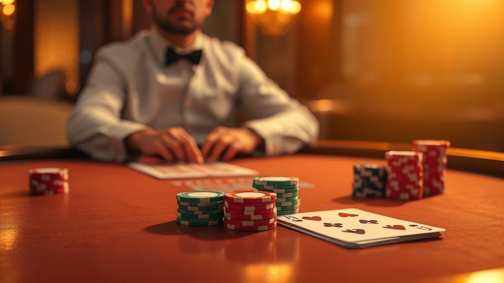 โต๊ะบาคาร่าสไตล์เอเชียพร้อมดีลเลอร์สาวสวย