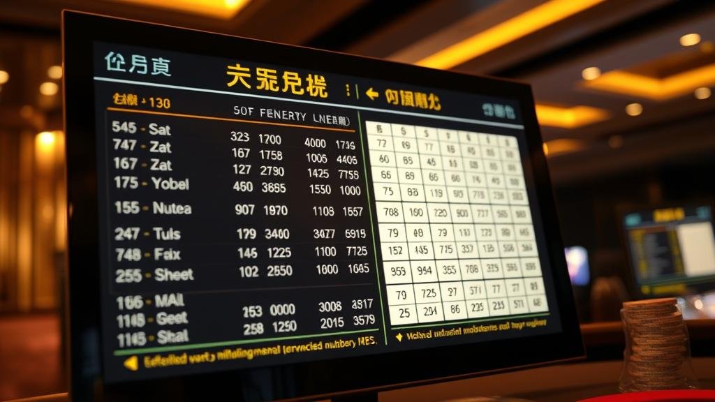 กราฟแสดงสถิติหวยหุ้นไทย