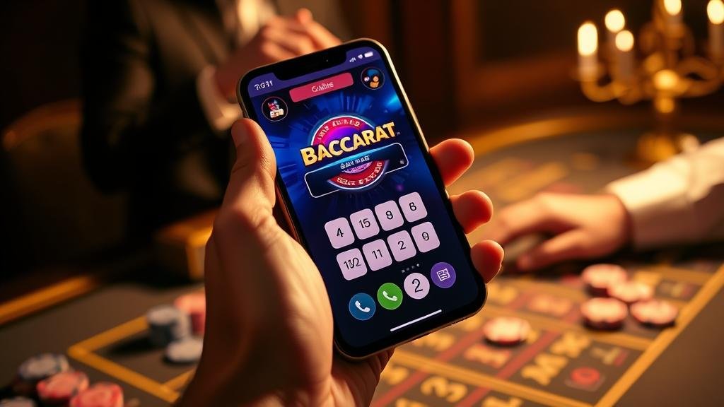 การวิเคราะห์สถิติและจัดการงบประมาณบาคาร่าบนแท็บเล็ต