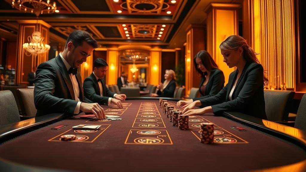 หน้าจอแสดงสถิติและเค้าไพ่บาคาร่า