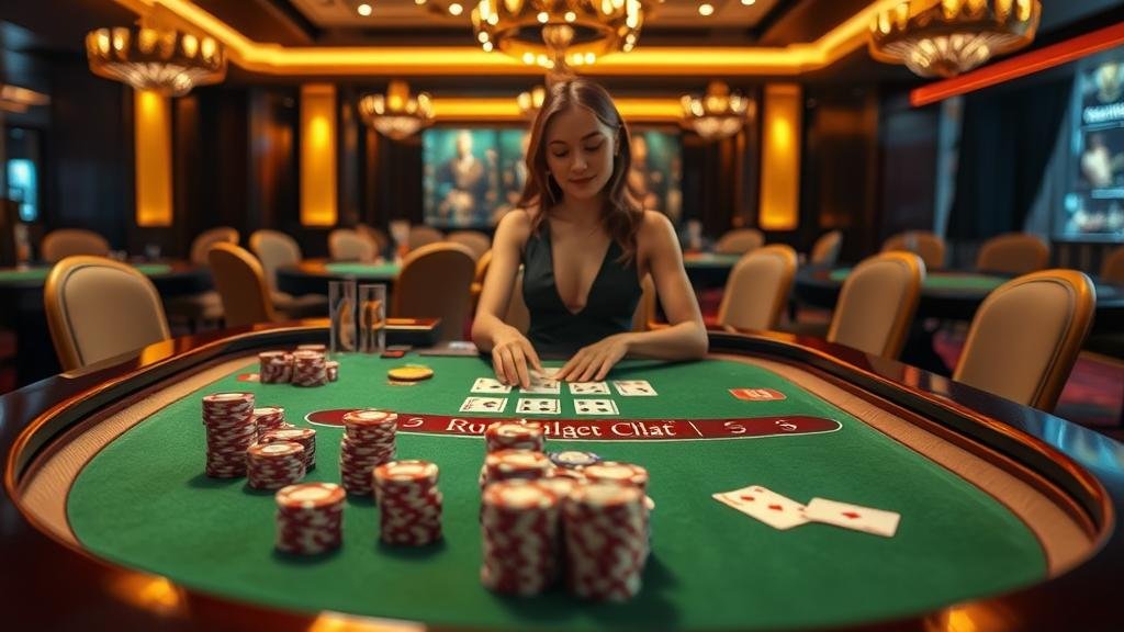 หน้าจอเกมบาคาร่า BBIN พร้อมสถิติ