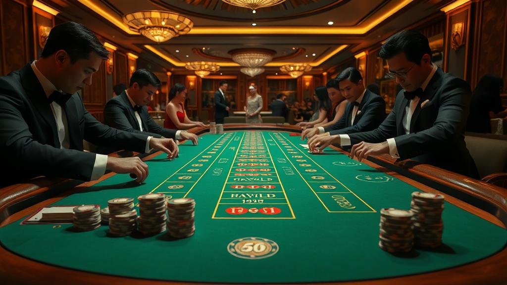 กราฟแสดงเค้าไพ่บาคาร่า