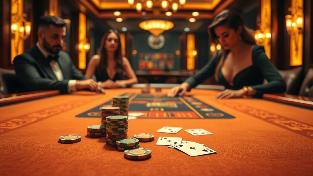 กราฟิกแสดงการทำกำไรจากบาคาร่า