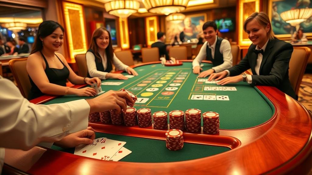 การ์ดบาคาร่าพร้อมผลลัพธ์