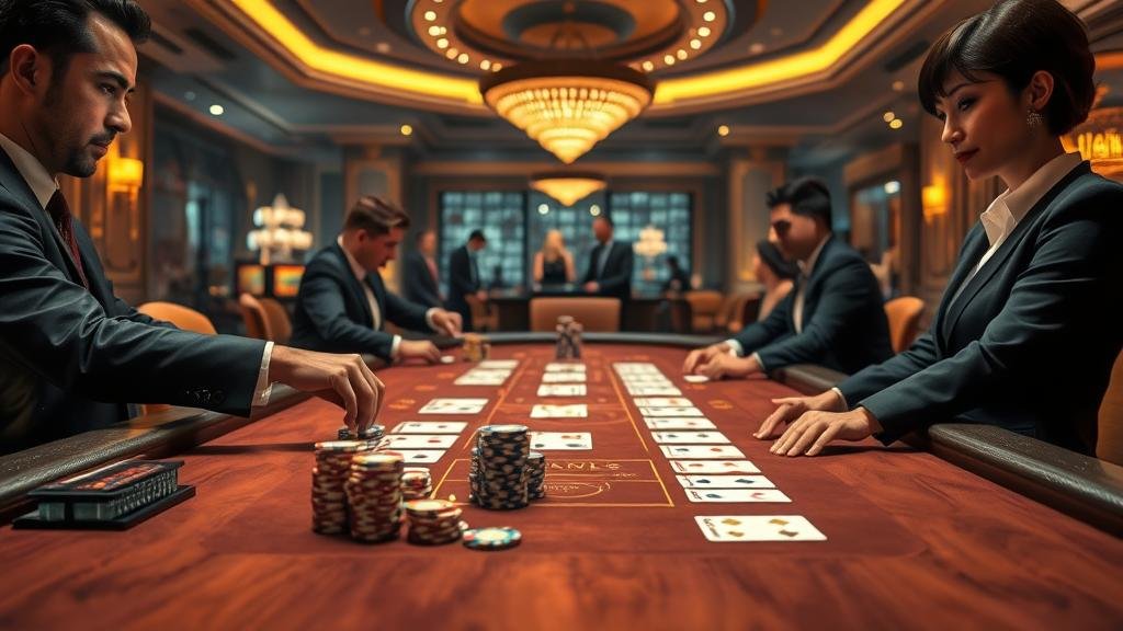 ตัวอย่างเค้าไพ่บาคาร่า เช่น เค้ามังกรและเค้าปิงปอง