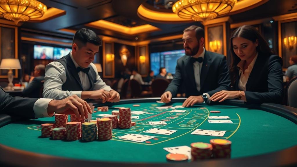 กราฟแสดงอัตราการชนะและจ่ายของบาคาร่า