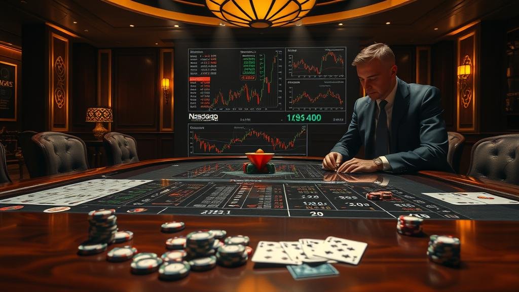 บรรยากาศการออกผลหวยยี่กีและหวยหุ้น