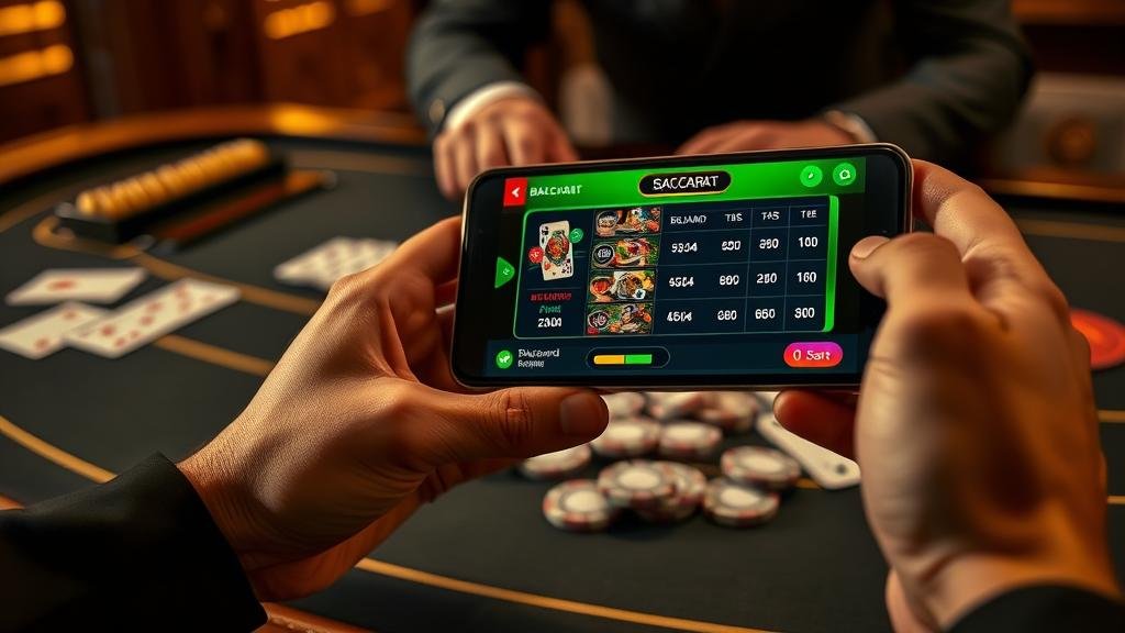 การเล่นบาคาร่า SA บนแท็บเล็ต