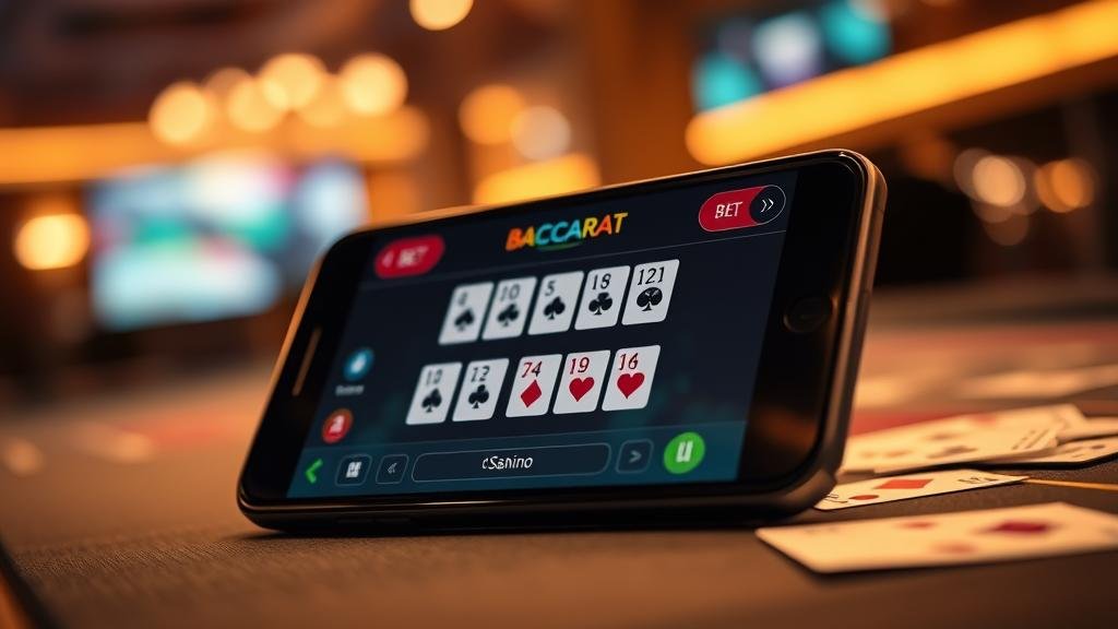 การเล่นบาคาร่าบนแท็บเล็ต