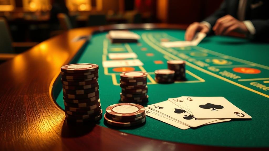 ตัวอย่างเค้าไพ่ถนนเล็กในเกมบาคาร่า