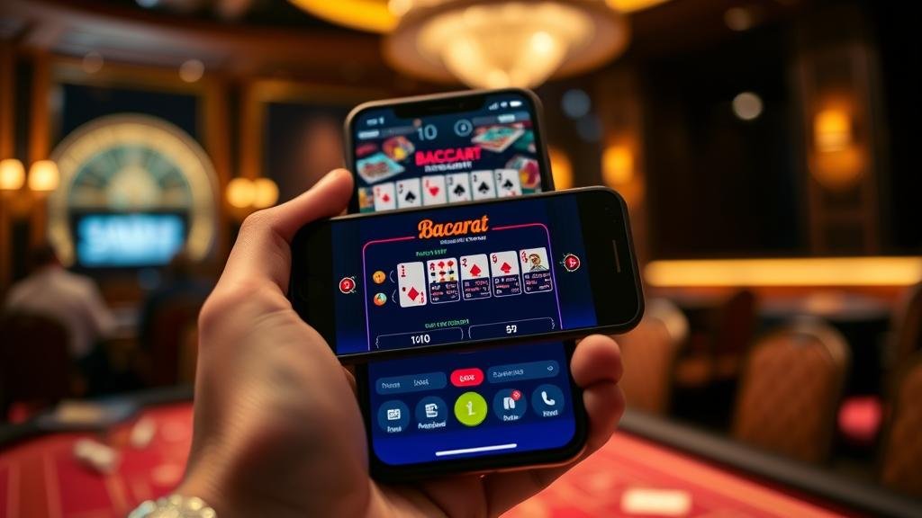 การเล่นบาคาร่าบนแท็บเล็ตและสมาร์ทโฟน
