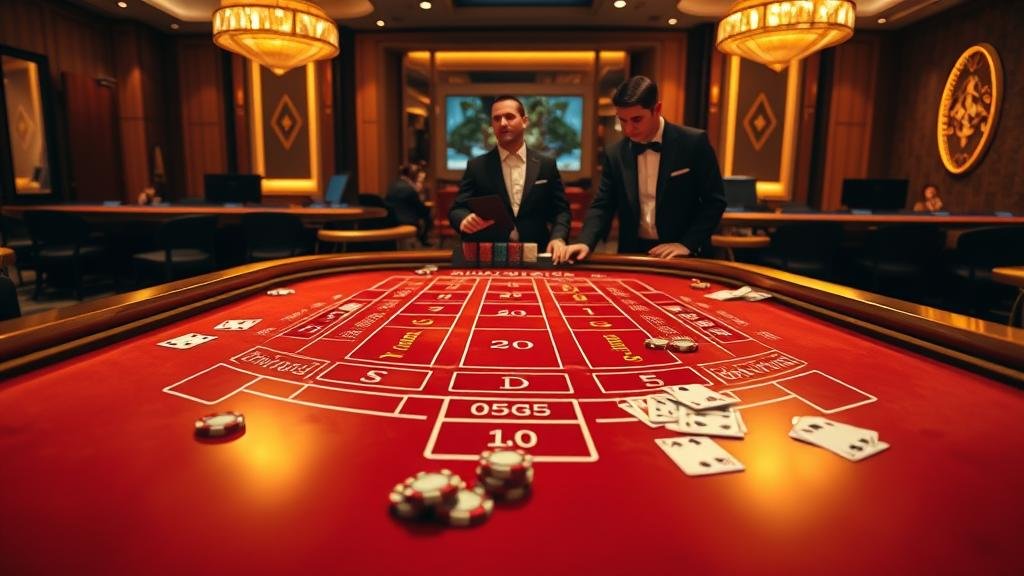 ตัวอย่างเค้าไพ่ถนนตาโต (Big Road) ในบาคาร่า