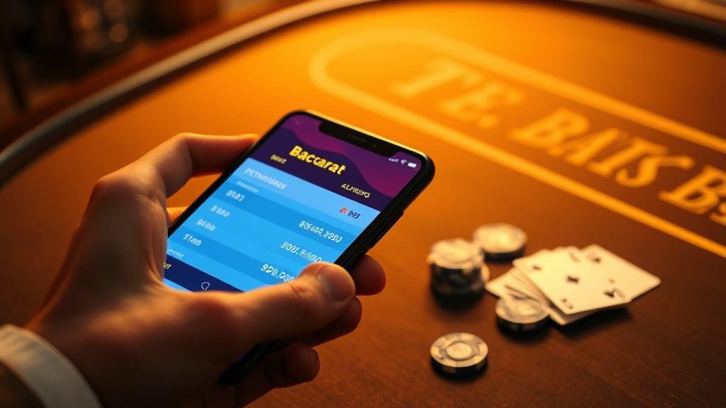 กลยุทธ์ Paroli ในการเล่นบาคาร่าบนแท็บเล็ต