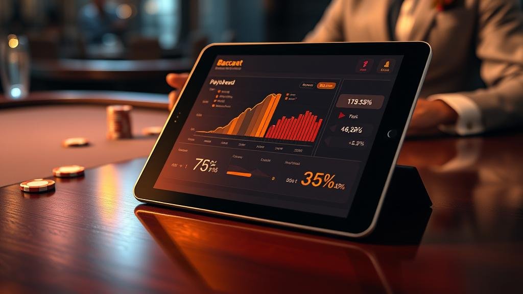 การวิเคราะห์สถิติบาคาร่าบน iPad