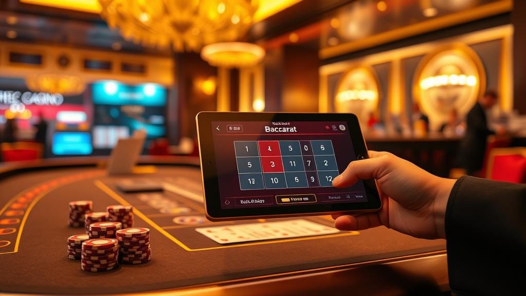 ความสำเร็จในการเล่นบาคาร่าบนแท็บเล็ต
