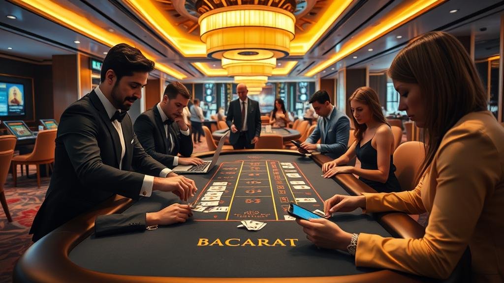 การเล่นบาคาร่าบนสมาร์ทโฟนพร้อมตั้งเป้ากำไร