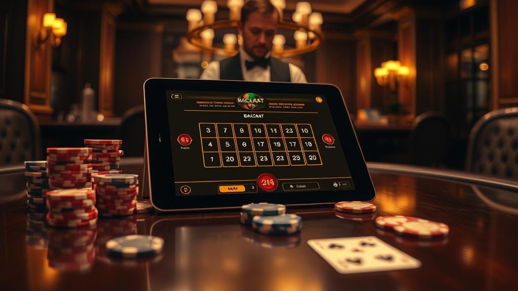 การวิเคราะห์สูตรบาคาร่าบนแท็บเล็ต